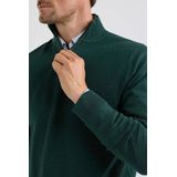 McGregor Half Zip Trui Merinowol - Pine Groen - Heren - Pullovers