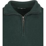 McGregor Half Zip Trui Merinowol - Pine Groen - Heren - Pullovers