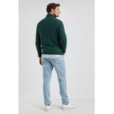 McGregor Half Zip Trui Merinowol - Pine Groen - Heren - Pullovers