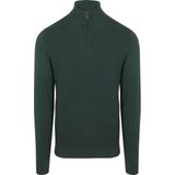 McGregor Half Zip Trui Merinowol - Pine Groen - Heren - Pullovers