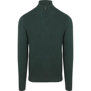 McGregor Half Zip Trui Merinowol Pine Groen - Heren - Pullovers