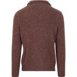 McGregor - Half Zip Trui - Bruin - Merinowol - Heren