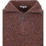 McGregor - Half Zip Trui - Bruin - Merinowol - Heren