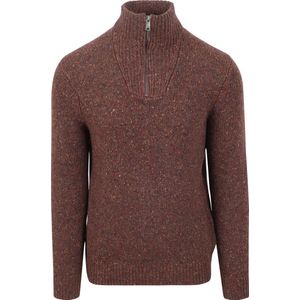 McGregor - Half Zip Trui - Bruin - Merinowol - Heren