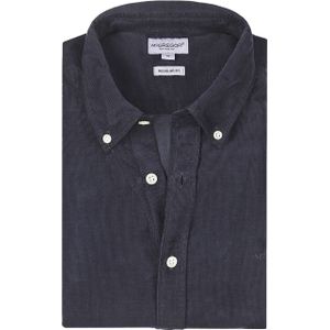 McGregor Overhemd Corduroy Donkerblauw (navy) - Maat S - Heren - Ribstructuur - Volwassen mannen