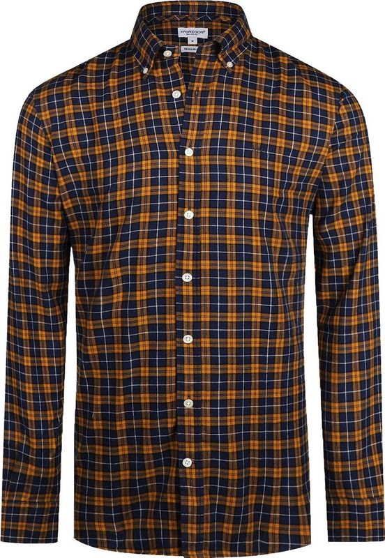McGregor - Overhemd - Ruit - Geel Blauw