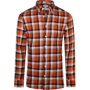 McGregor - Overhemd - Oranje - Geruit