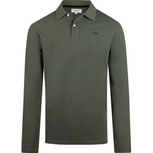 McGregor Long Sleeve Poloshirt Pine Groen - Heren - Longsleeve polo