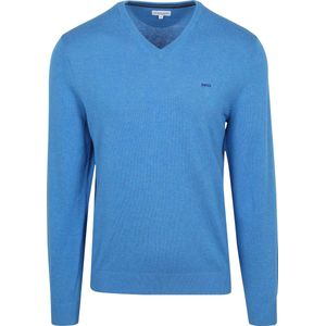 McGregor - Trui - Sea Blauw - V-Hals - Heren