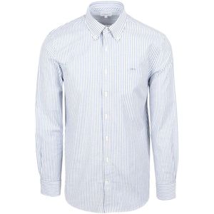 McGregor - Oxford Shirt - Blauw - Katoen/Stretch
