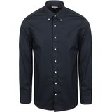 McGregor - Poplin Overhemd - Blauw - 100% Katoen - Regular Fit