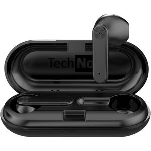 In-Ear Draadloze Oordopjes - Oortjes Draadloos met Oplaadcase - Koptelefoon Sport met Bluetooth Zwart