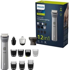 Philips Multifunktionstrimmer Series 5000 MG5940/15, All-in-One Trimmer, 12-in-1 für Gesicht, Körper und Kopfhaare