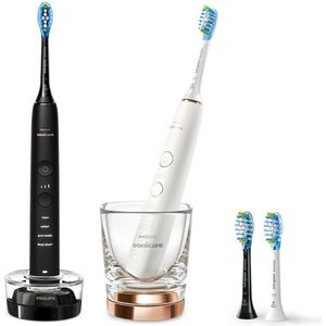 Philips Sonicare DiamondClean DiamondClean 9000 HX9914/61 Elektrische sonische tandenborstel + 4 opzetborstels