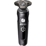 Philips Shaver S9000 Prestige SP9840/32 Elektrischer Nass- und Trockenrasierer, Series 9000, Rotationstrasierer, SkinIQ, Grau, Akku, Lithium-Ion (Li-Ion), 60 min