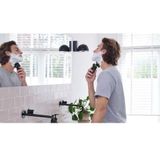 Philips Shaver S9000 Prestige SP9840/32 Elektrischer Nass- und Trockenrasierer, Series 9000, Rotationstrasierer, SkinIQ, Grau, Akku, Lithium-Ion (Li-Ion), 60 min