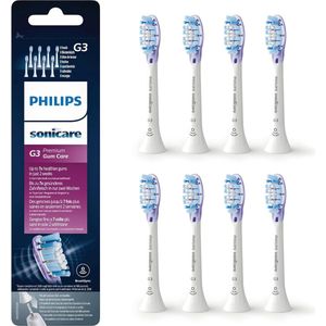 Philips Sonicare G3 Premium Gum Care Standaard sonische opzetborstels HX9058/17 8 stuks