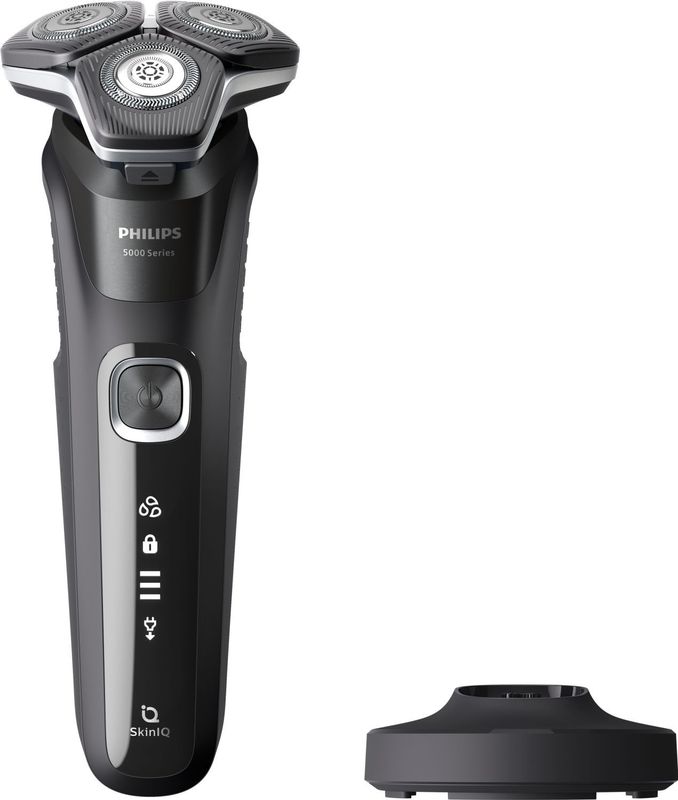 Philips SHAVER Series 5000 S5898/25 scheerapparaat Roterend scheerapparaat Trimmer Zwart