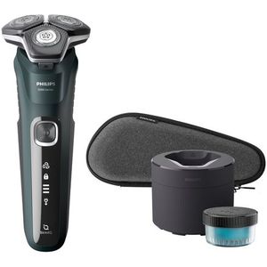 Philips SHAVER Series 5000 S5884/50 scheerapparaat Roterend scheerapparaat Trimmer Zwart, Groen