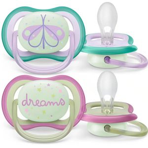 Philips Avent - Ultra Air - Fopspeen - Glow in the Dark - 100% Siliconen
