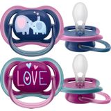 Philips Avent Schnuller ultra air SCF349/22 ab 18 Monate blau/lila