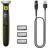 Philips Shaver OneBlade QP2724 - shaver - lime green/charcoal grey
