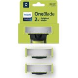 Philips - Oneblade - Scheermesjes - Grijs - 2 Eenheden