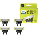 Philips OneBlade 360 Blade - Vervangmesjes - 4 stuks - QP440/50