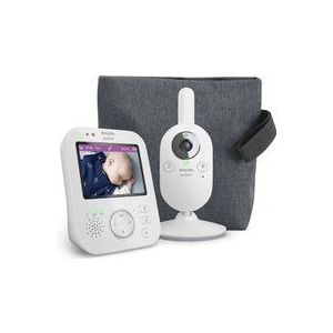 Philips Avent - SCD892/26 - Video Babyfoon - Leisteen - Babyfoon met Camera - Inclusief reistas