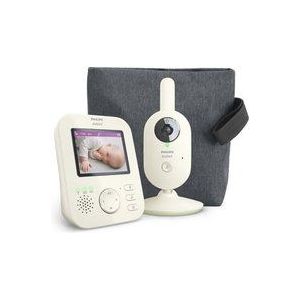 Philips Avent - SCD882/26 - Video Babyfoon - Wit - Babyfoon met Camera - Inclusief Reistas