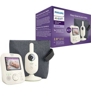 Philips - Avent SCD882 - Videobabyfoon - Wit - Draadloze Technologie - 2,8 Inch Scherm