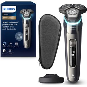 Philips - S9974/35 - Elektrisch Scheerapparaat - Zilver - Met Trimmer