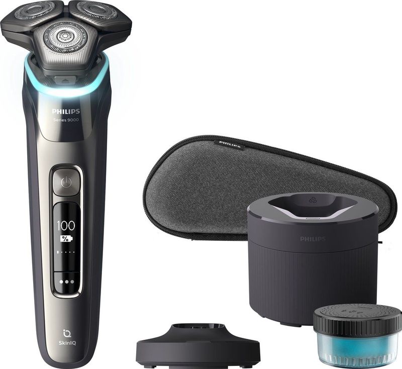 Philips Shaver Series 9000 S9974/55 - Scheerapparaat Voor Mannen - Quick Clean Pod - Zilver