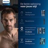 Philips - All-in-One Series 9000 MG9540/15 - Multigroom - Donkergrijs - 13-in-1