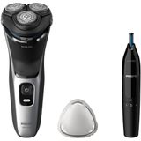 Philips - Shaver 3000 Series - Elektrisch Scheerapparaat - Wet & Dry - Zwart