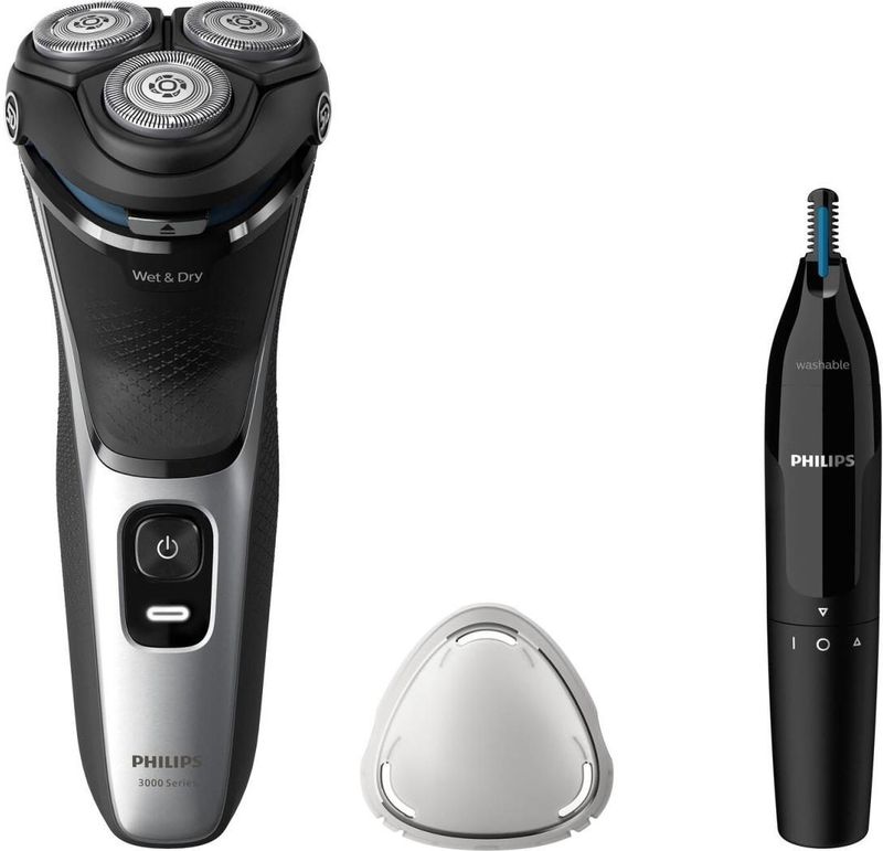 Philips - Shaver 3000 Series - Elektrisch Scheerapparaat - Wet & Dry - Zwart