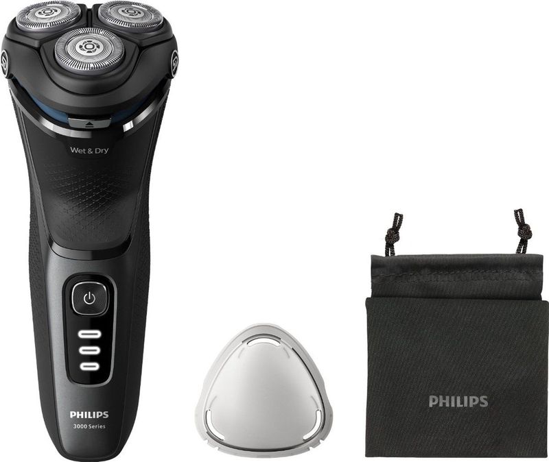 Philips S3244/12 - Roterend scheerapparaat - SkinProtect - Zwart - Batterij/Accu