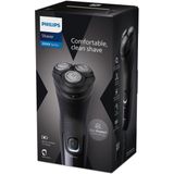 Philips - Shaver Series 3000X - Elektrisch Scheerapparaat - Diepzwart