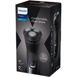 Philips - Shaver Series 3000X - Elektrisch Scheerapparaat - Diepzwart