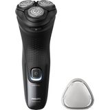 Philips - Shaver 3000X Series - Zwart - Draadloos - Roterend Scheersysteem