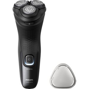 Philips - Shaver 3000X Series - Zwart - Draadloos - Roterend Scheersysteem