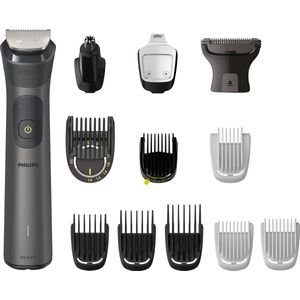 Philips All-in-One Series 7000 MG7920/15 - 13-in-1 - Trimmerset - voor baard lichaam en haar - Donkergrijs