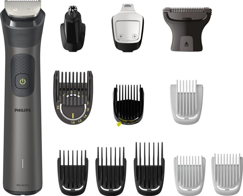 Philips All in One Series 7000 MG7920/ in 1 Multigroom Baardtrimmer voor baard lichaam en haar Donkergrijs