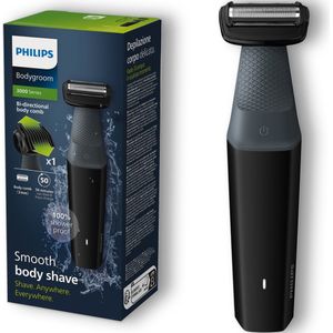 Philips  Körperhaarschneider  BG3017/01  Kabellos  Nass &amp  Trocken  Stufenlänge 1  Schwarz