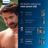 Philips - OneBlade 360 Connected - Ontharingsapparaat - Zwart - Inclusief Trimkam