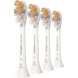 Philips Sonicare A3 Premium tout-en-un d'origine, tête de brosse à dents électrique de rechange - lot de 4 têtes de brosse de rechange Philips Sonicare, blanc (modèle HX9094/10)