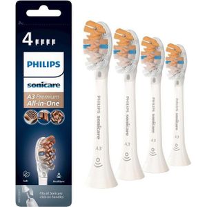 Philips Sonicare Premium All-in-One HX9094/10 Vervangende Opzetstuk voor Tandenborstel 4 st