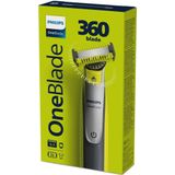 Philips OneBlade 360 Face + Body Scheerapparaat voor nat scheren Lichtgroen, Donkergrijs