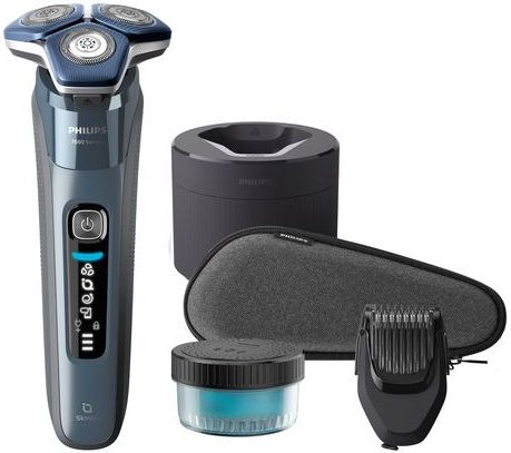 Philips - Series 7000 - Ontharingsapparaat - Blauwe Glacier - Inclusief Tondeuse en Reisetui