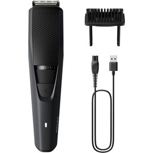 Philips - Series 3000 - Tondeuse à Barbe - Noir - Acier Auto-Affûté